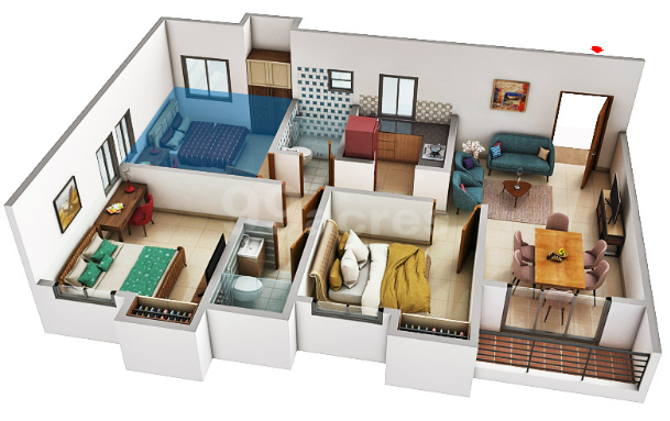 3 BHK | 1,204 sq.ft. | ₹ 65 L