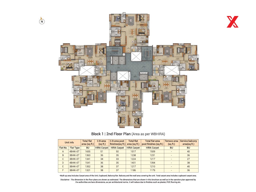 4 BHK  | 1705.00 sq.ft | ₹ 2.2 Cr