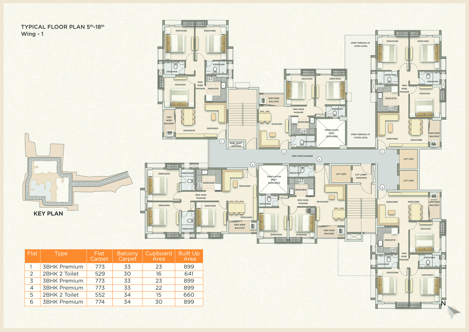 2 BHK | 635 Sq.ft | âı 36.96 L