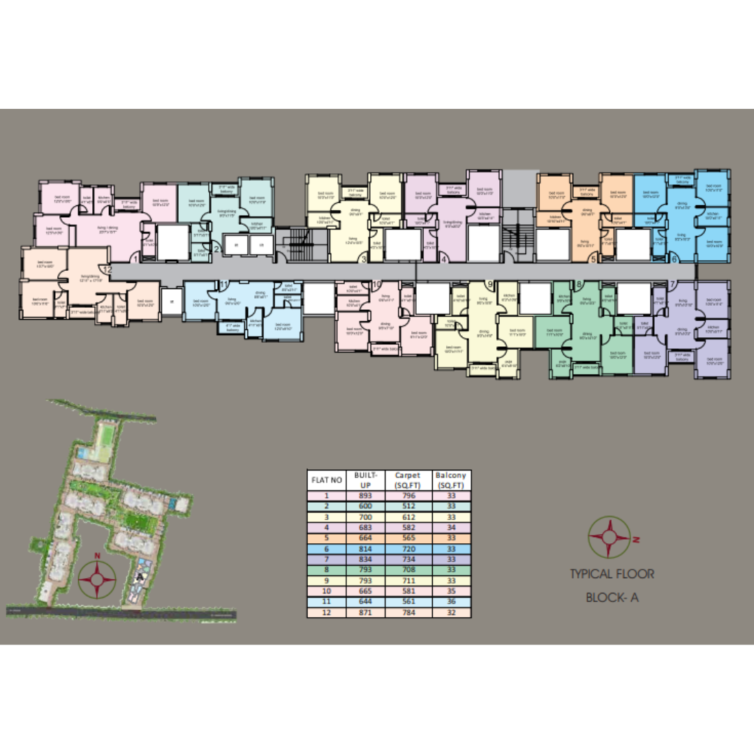 2 BHK | 512.00 sq.ft | ₹ 52 L